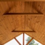 Ceiling Style Sheathing on a pavilion from Miller's Mini Barn Pavilion Ceilings