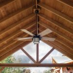 Ceiling Style Sheathing on a pavilion from Miller's Mini Barn Pavilion Ceilings