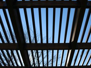 Vineyard shade slats