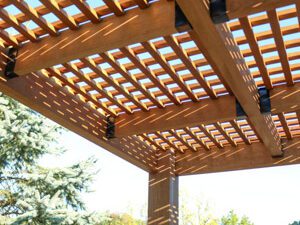 Full Lattice Vineyard Pergola Shade Shade