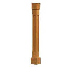 Wood Grandfather Pergola Post Wrapped 6x6"