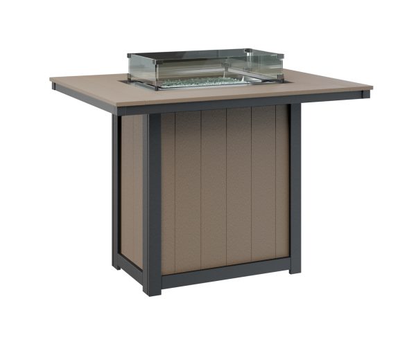 Donoma Rectangular Bar Fire Table