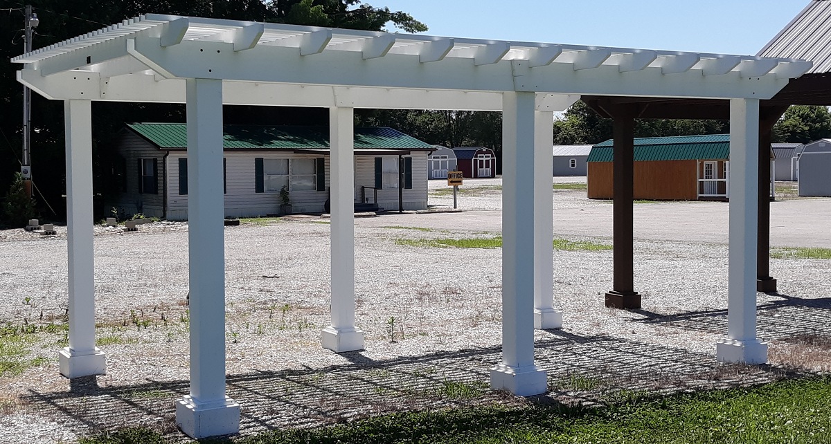 Model 124417 12 x 20 Wood Pergola