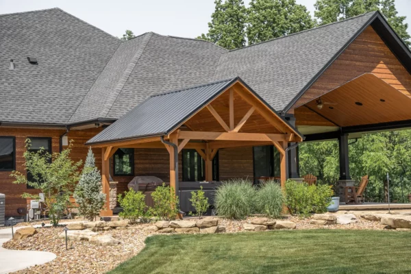 An Open Gable Pavillion from Miller's Mini Barn