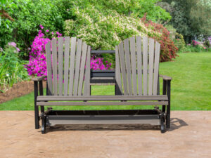 3 Seat Glider in Coastal Gray/Black - F3420