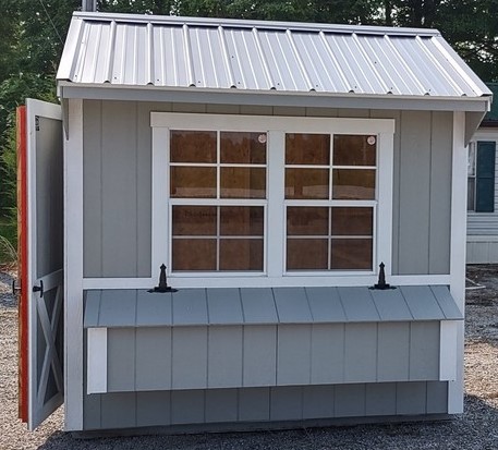 Zook Gray Chicken Coop - MMB10141