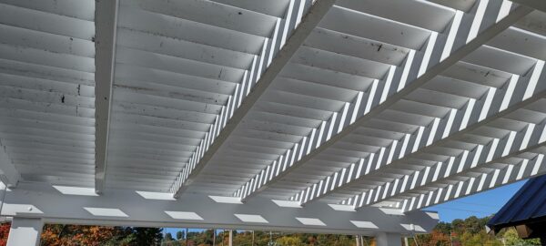 White Vinyl Pergola - 2227 - Image 2