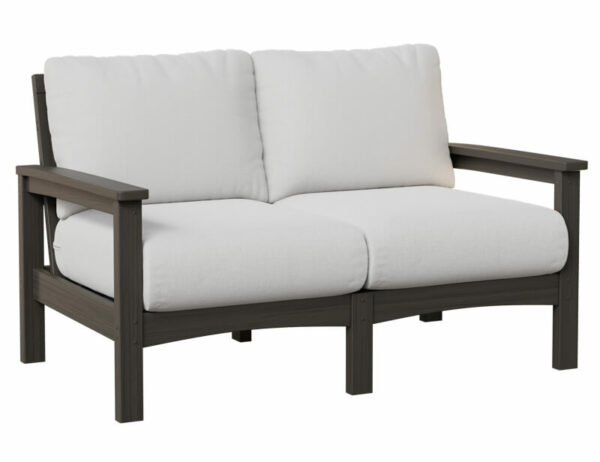 Camden Loveseat with white fabric