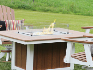 12" X 42" Rectangular Glass Wind Guard