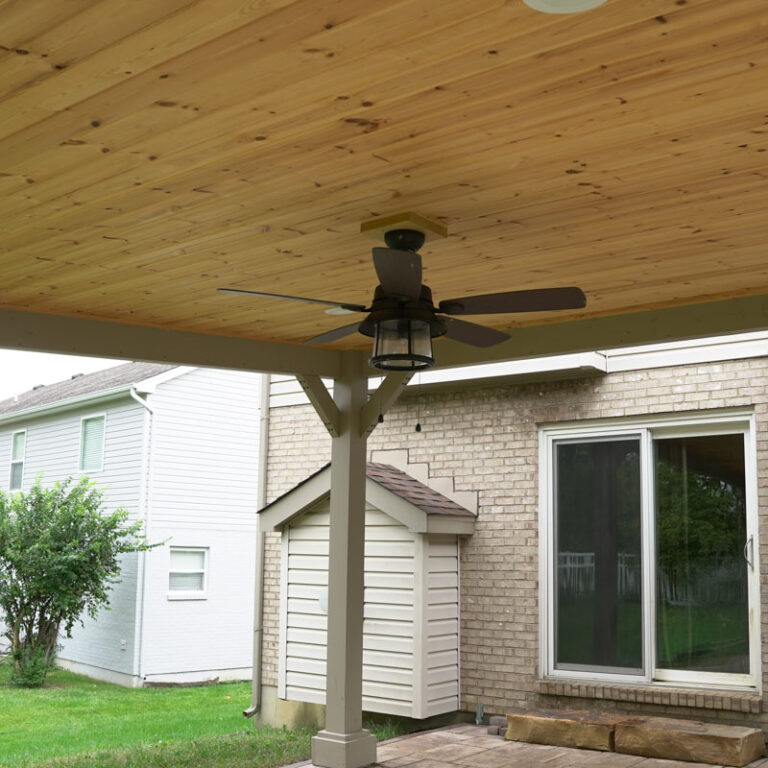 Prairie Wood Pavilion ceiling