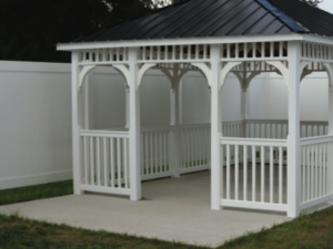 gazebo without flooring