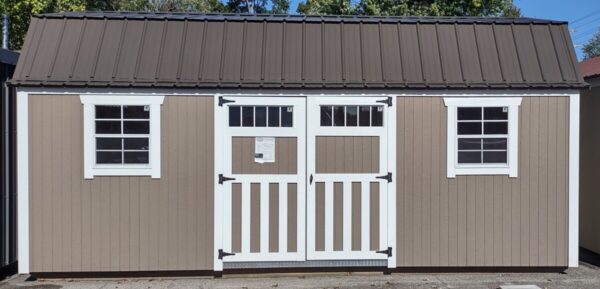 Painted Lofted Garden Shed