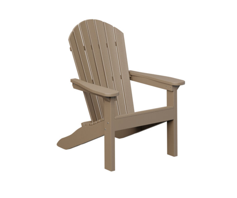 Kids Comfo Back Adirondack Chair with the Top Color Aruba Blue