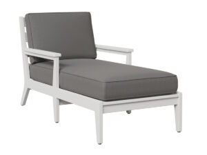 Mayhew Chaise Lounge - White with the Color White &   &