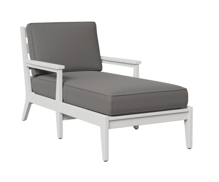 Mayhew Chaise Lounge - White with the Color White &   &
