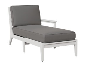 Mayhew Arm Chaise Lounge - Left - White with the Color White &   &