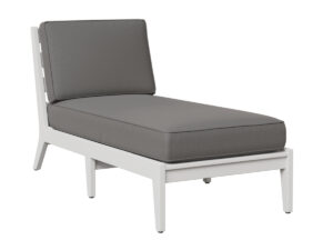 Mayhew Armless Chaise Lounge - White with the Color White &   &