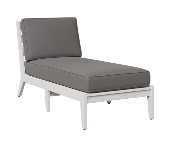 Mayhew Armless Chaise Lounge - White with the Color White &   &