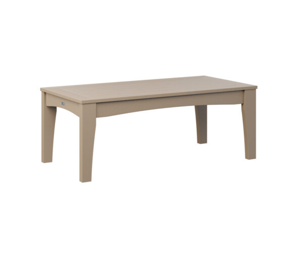 Classic Terrace Coffee Table - Weatherwood with the Color Weatherwood &   &