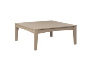Classic Terrace Square Coffee Table - Weatherwood with the Color Weatherwood &   &