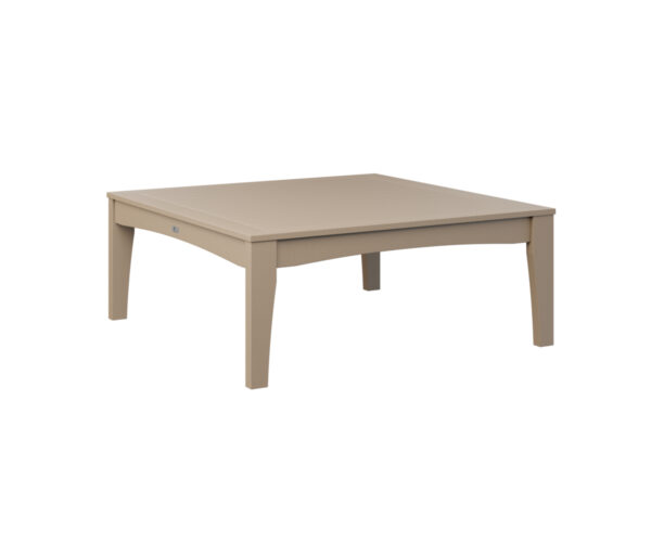Classic Terrace Square Coffee Table - Weatherwood with the Color Weatherwood &   &