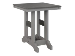 Garden Classic 28" Square Table with the Top Color Aruba Blue
