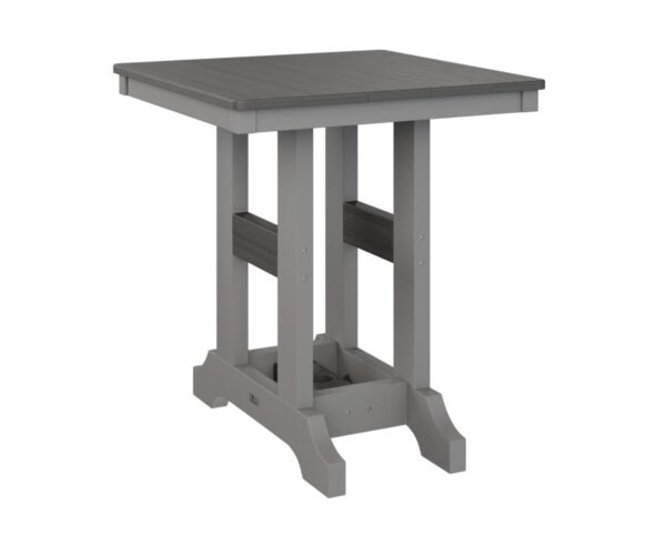 Garden Classic 28" Square Table with the Top Color Aruba Blue