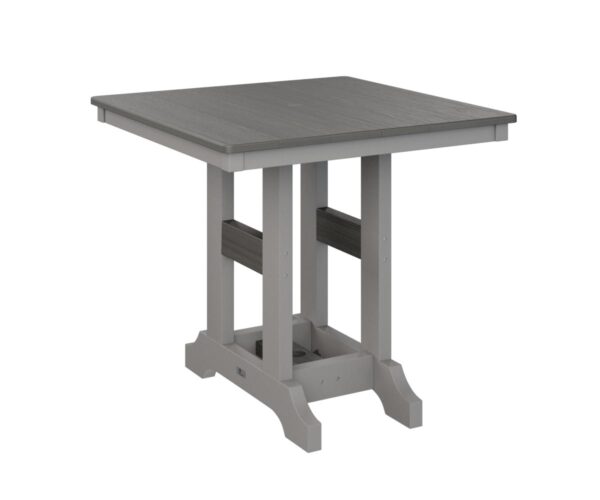 Garden Classic 33" Square Table with the Top Color Aruba Blue