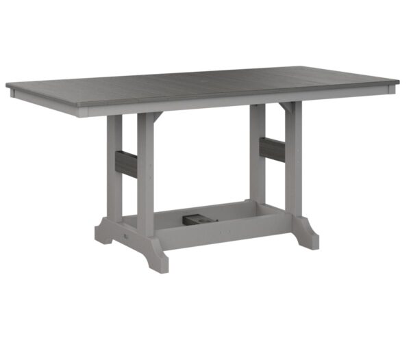 Garden Classic 33" x 66" Rectangular Table with the Top Color Aruba Blue