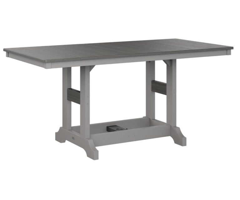 Garden Classic 33" x 66" Rectangular Table with the Top Color Aruba Blue