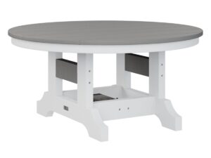Garden Classic 38" Round Conversation Table with the Top Color Aruba Blue
