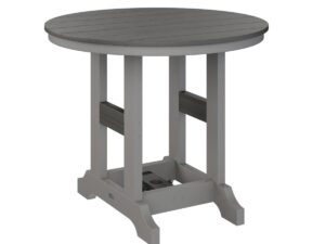 Garden Classic 38" Round Table with the Top Color Aruba Blue