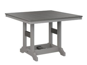 Garden Classic 44" Square Table with the Top Color Aruba Blue