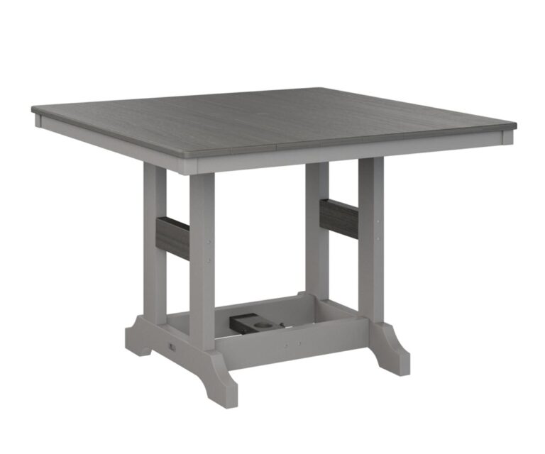 Garden Classic 44" Square Table with the Top Color Aruba Blue