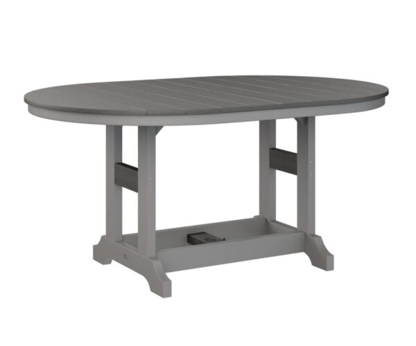Garden Classic 44" x 64" Oblong Table with the Top Color Aruba Blue