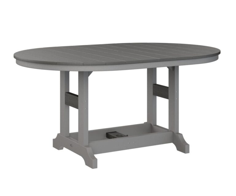 Garden Classic 44" x 64" Oblong Table with the Top Color Aruba Blue