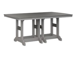 Garden Classic 44" x 72" Rectangular Table with the Top Color Aruba Blue