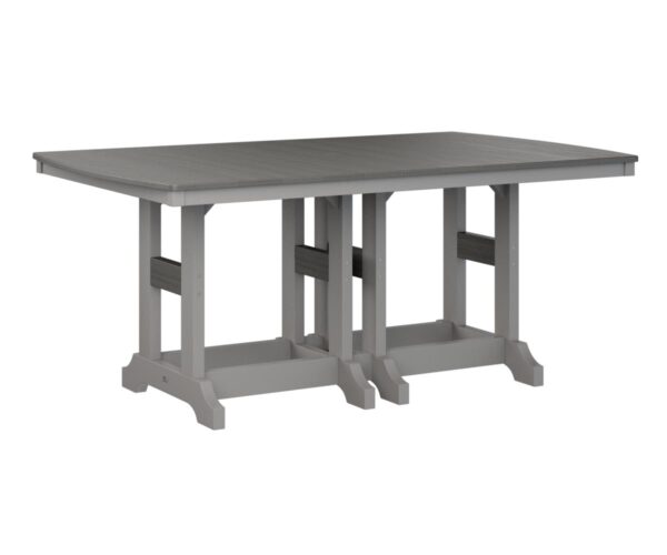 Garden Classic 44" x 72" Rectangular Table with the Top Color Aruba Blue