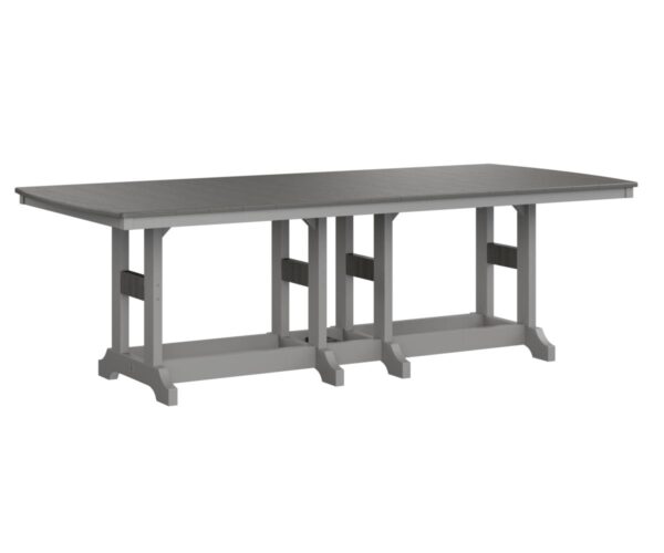 Garden Classic 44" x 96" Rectangular Table with the Top Color Aruba Blue