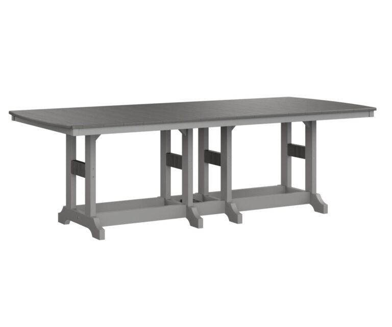 Garden Classic 44" x 96" Rectangular Table with the Top Color Aruba Blue