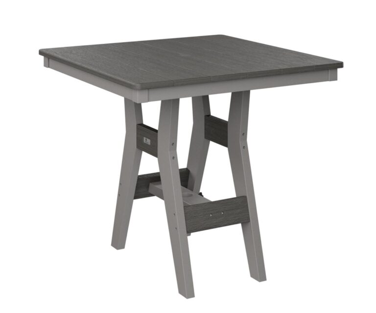 Harbor 33" Square Table with the Top Color Aruba Blue