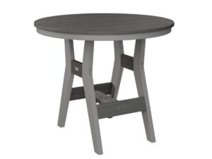 Harbor 38" Round Table with the Top Color Aruba Blue