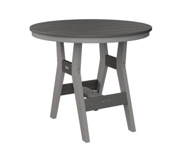Harbor 38" Round Table with the Top Color Aruba Blue