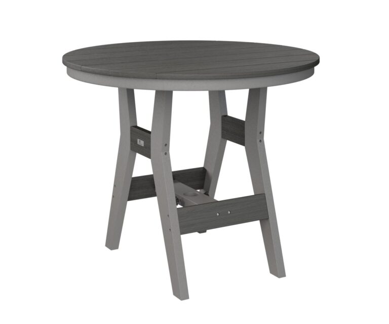 Harbor 38" Round Table with the Top Color Aruba Blue