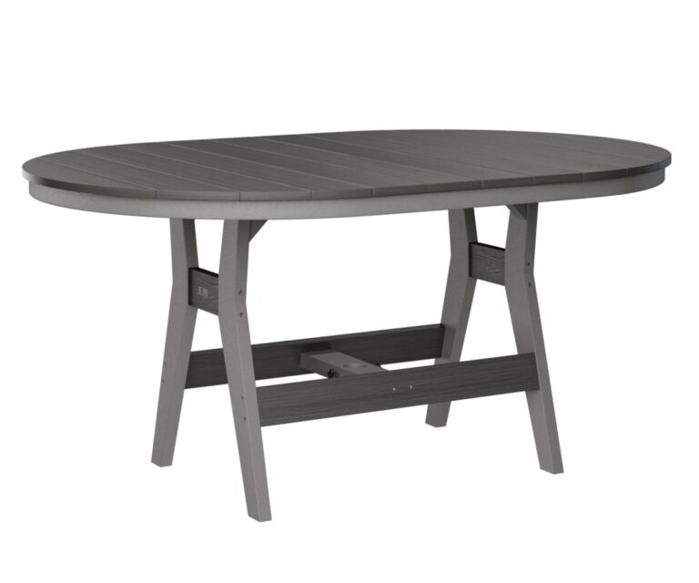 Harbor 44" x 64" Oblong Table with the Top Color Aruba Blue