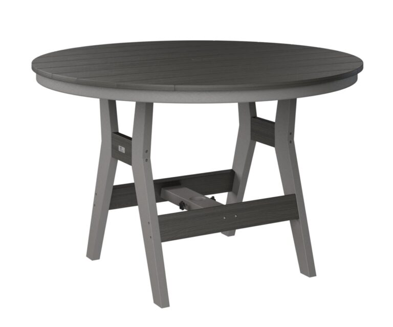Harbor 48" Round Table with the Top Color Aruba Blue