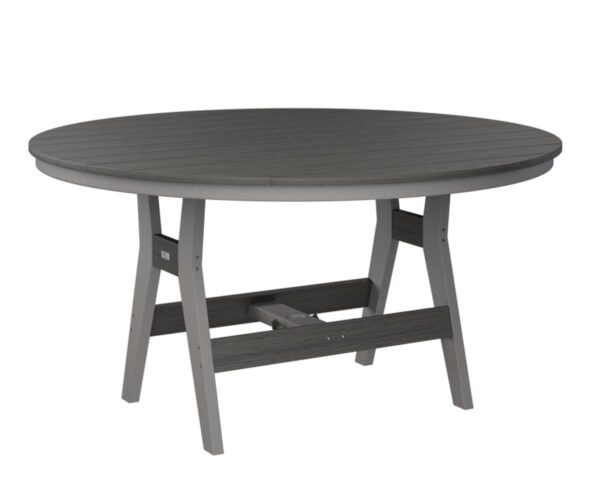 Harbor 60" Round Table with the Top Color Aruba Blue