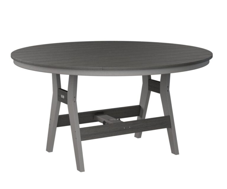 Harbor 60" Round Table with the Top Color Aruba Blue