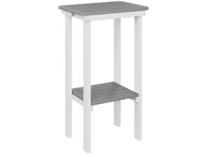 Rectangular End Bar Table with the Top Color Aruba Blue