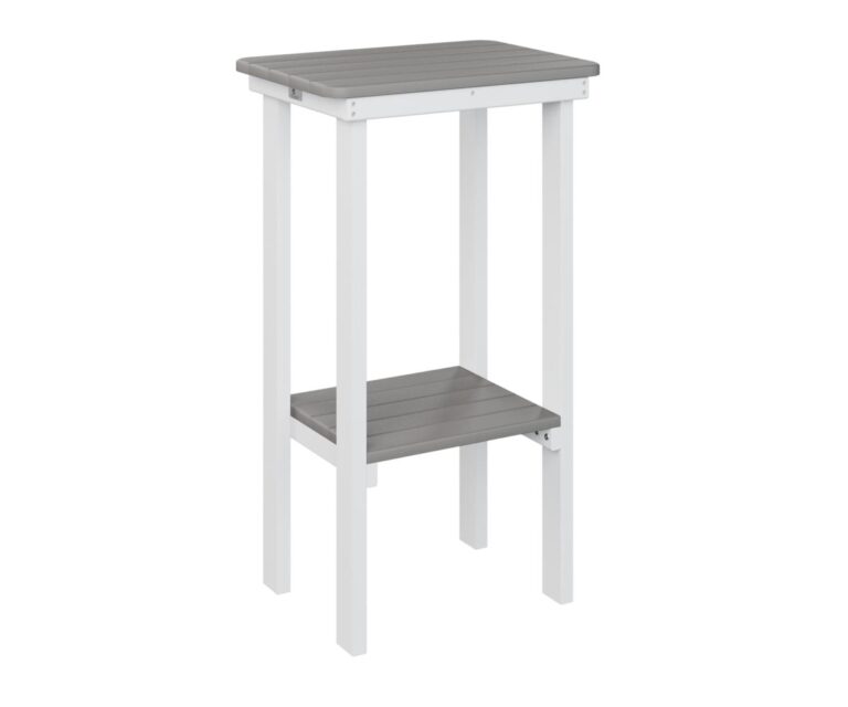 Rectangular End Bar Table with the Top Color Aruba Blue